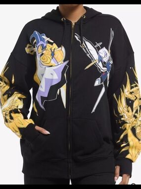 BNWT Branded Hot Topic Hazbin Hotel Unisex Graphics Hoodie Jacket